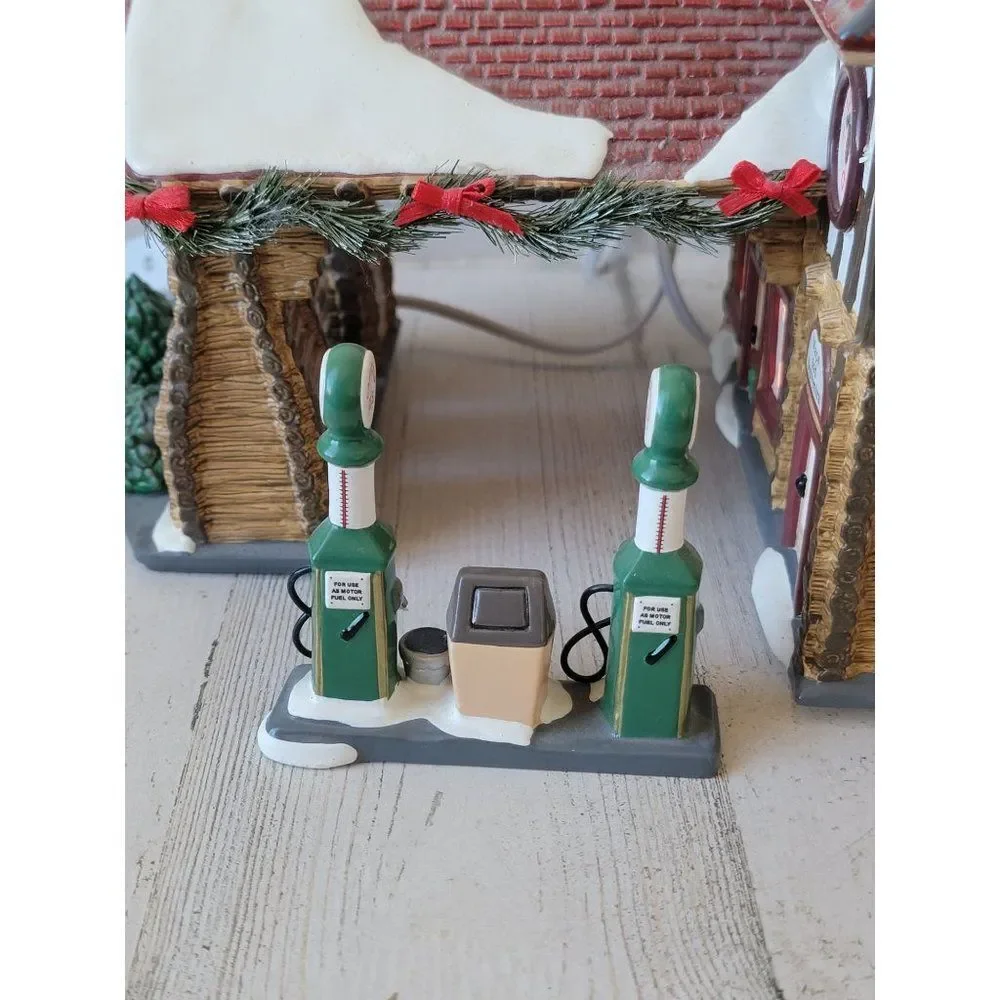Dept 56 55012 Last Stop Gas Station snow village‎ accessory Xmas